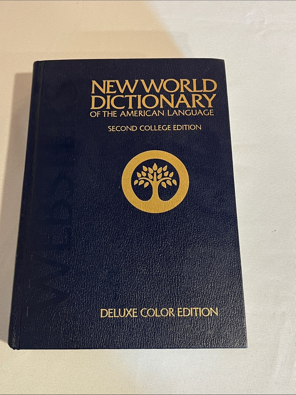 New World Dictionary Deluxe Color Edition - Navy Blue
